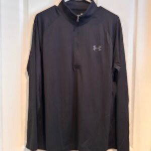 Under Armour Black Half-Zip Performance Pullover